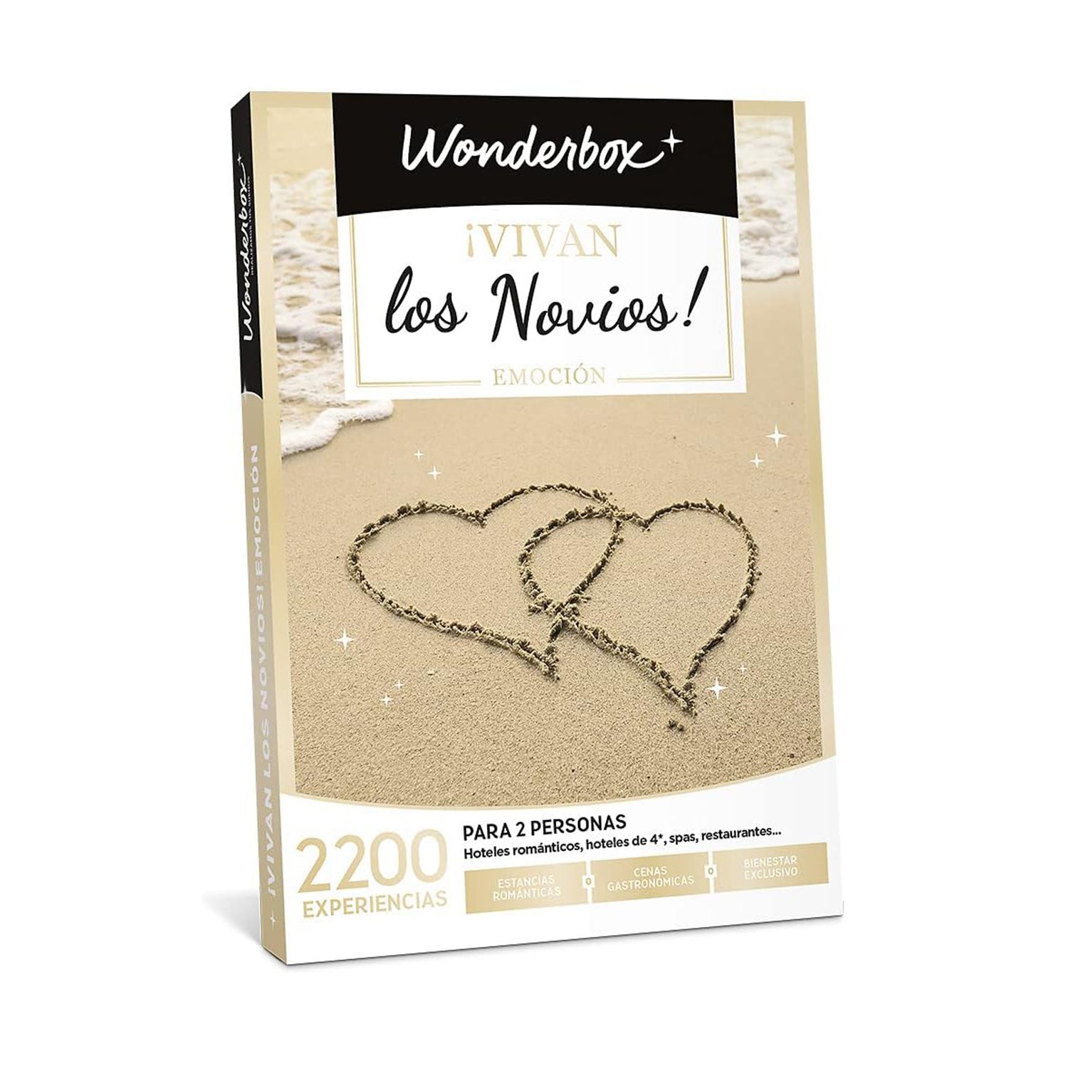 Caja de experiencias para regalar a los novios.