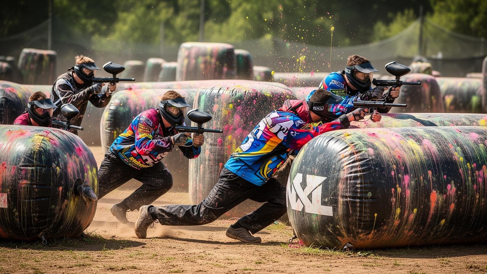 partida de paintball battle royale
