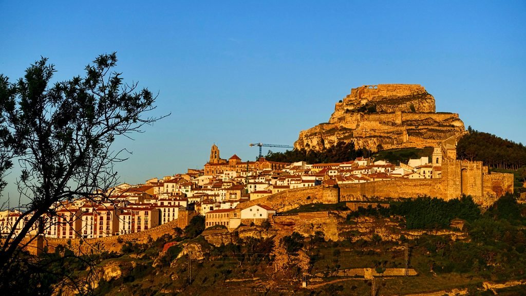 Grupo de amigos de despedida en Morella